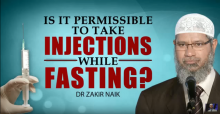 Est-ce que c'est autorisé d'avoir une injection pendant le jeûne?